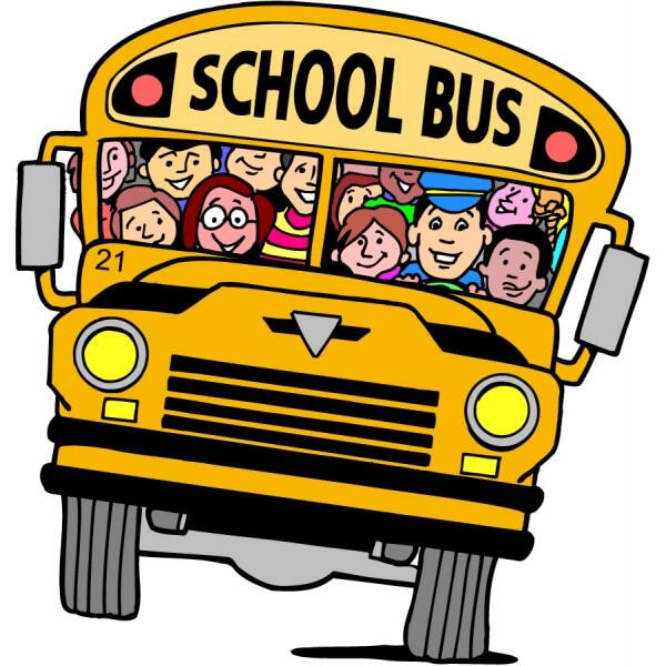 immagine schoolbus con alunni
